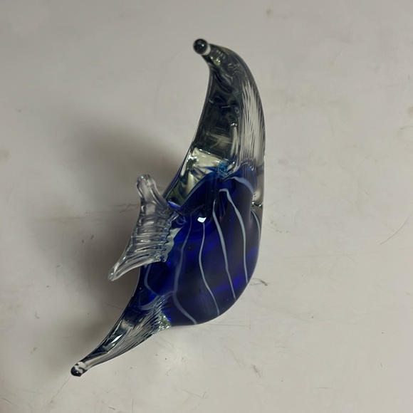 Blue Cobalt Fish Paperweight - Picture 6 of 13